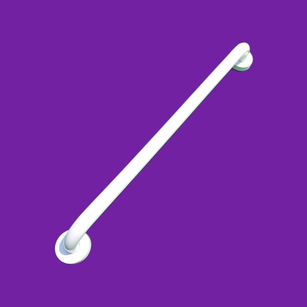 دستگیره کمکی دیواری سفید 90 سانت دستگیره کمکی دیواری سفید 90 سانت