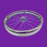 رینگ فلزی عقب ویلچر